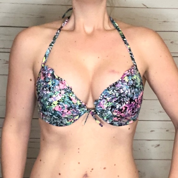 Victoria's Secret Other - Victoria’s Secret Floral Splatter Push-up Bikini